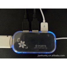 USB HUB 4-port USB 2.0 Black
