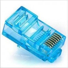 Коннектор RJ45 UTP Cat.5e 8P8C-PC-blue